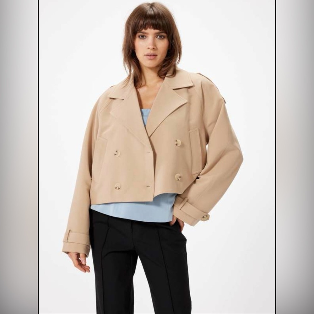 Sophie Rue oversize cropped trench